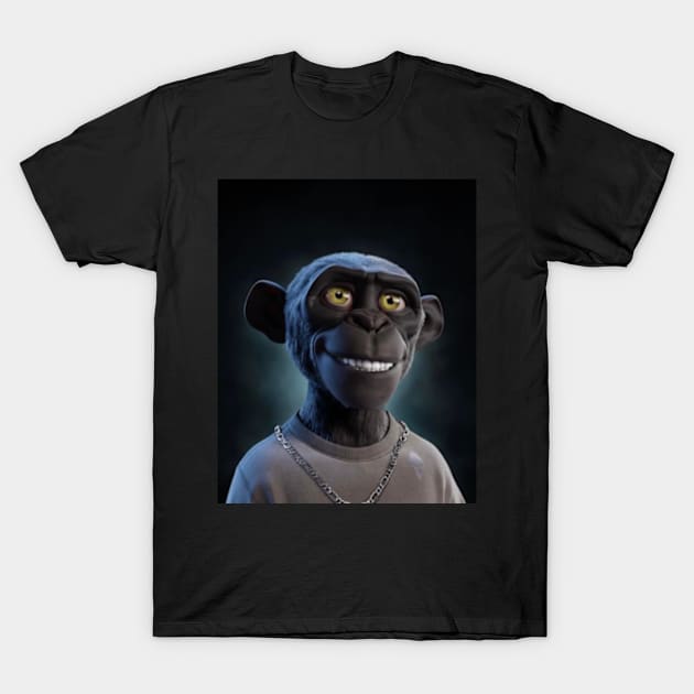 Digital Ape NFT 1 T-Shirt by wayneflint